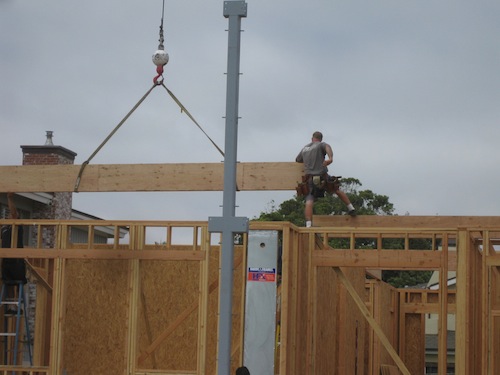 Coastal Living Showhouse Coronado 2014 First Floor Framing-Flagg Inc.